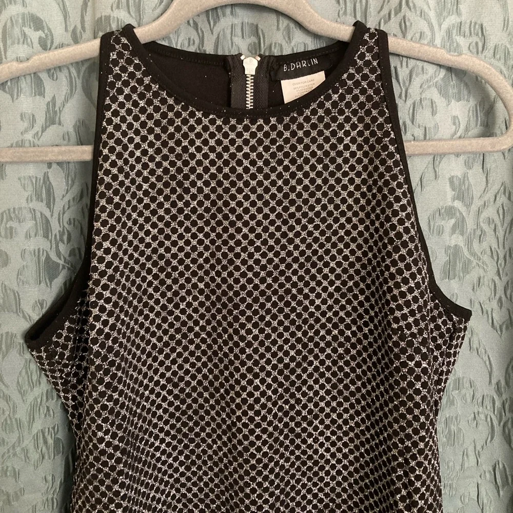 B Darlin | NWT Women’s Glitter Knit Sleeveless Dress - Picture 5 of 8